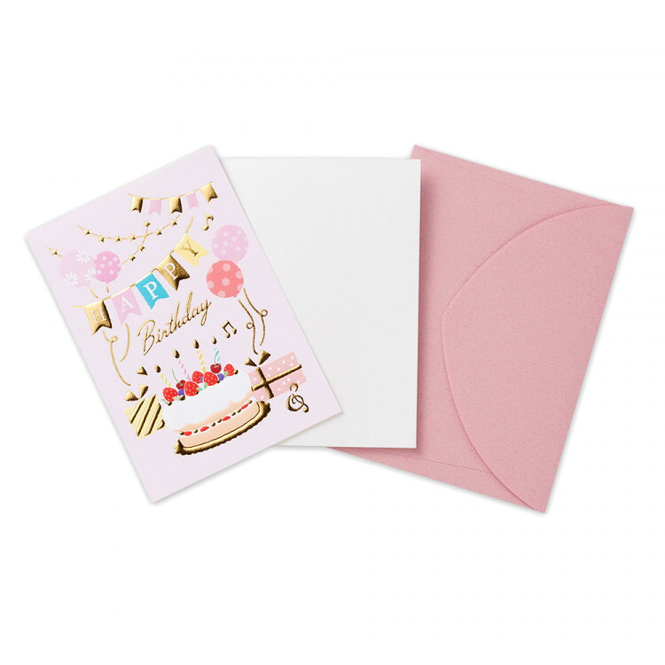 見事な エヌビー社 Hpミニカード 誕生日 ガールa バースデーカード かわいい おしゃれ 立体的 風船 ケーキ 女の子 可愛い カワイイ 子供向け Happybirthday ろうそく バルーン フラッグ Bagochile Cl