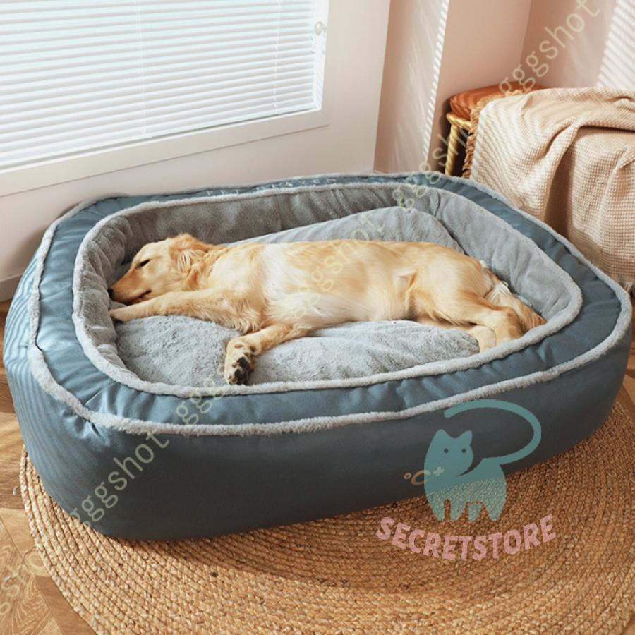 犬 ベッド 冬 中型犬 ペットベット ペットソファー 大型犬 ふわふわ 柔らかい 犬用 クッション 丈夫 洗える 滑り止め あったか おしゃれ 吸湿通気 犬 猫|合同会社Nブランド