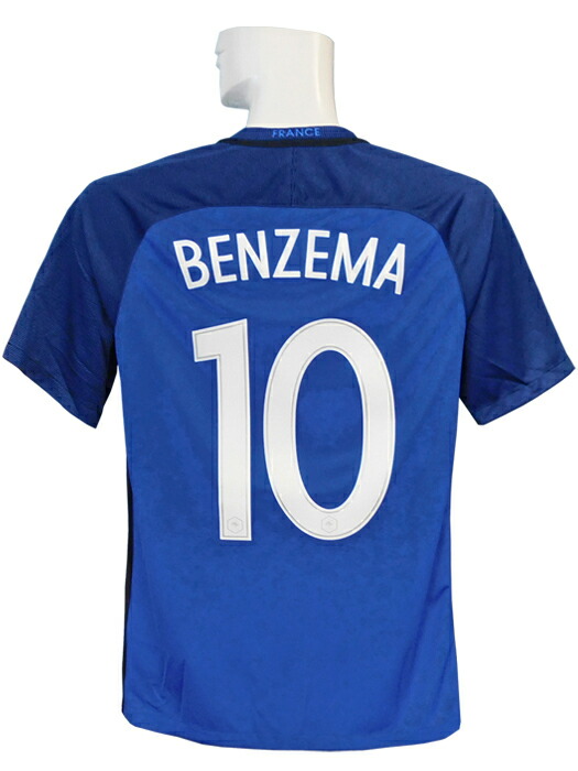(ナイキ) NIKE/16/17フランス代表/ホーム/半袖/ベンゼマ/EURO2016バッジ+RESPECTバッジ付/724615-439|ネイバーズスポーツ