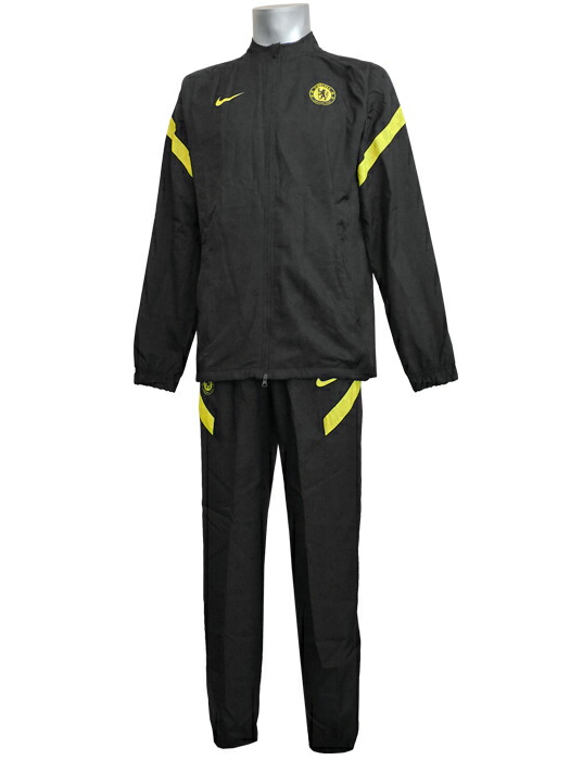 (ナイキ)NIKE 21 22 チェルシー DRI-FIT STRIKE トラックスーツ ブラックXオプティイエロー DB6872-011