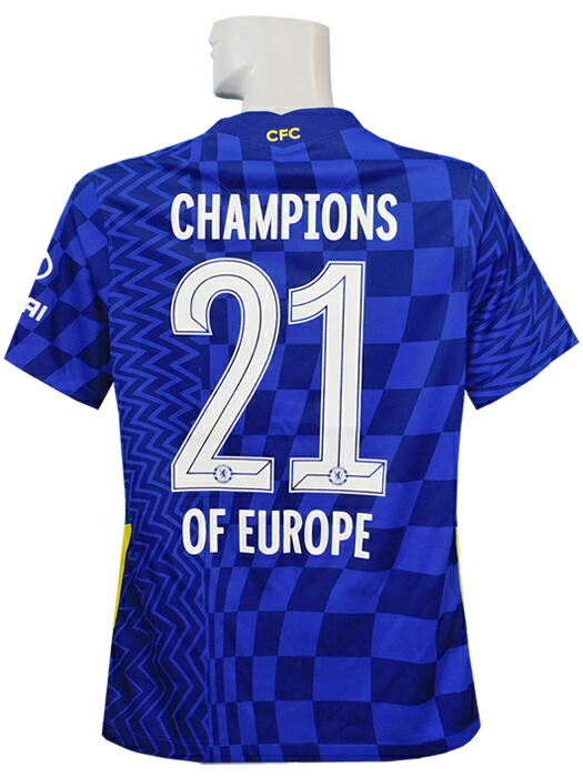 ***限定入荷***(ナイキ) NIKE 21 22チェルシー ホーム 半袖 20 21UCL優勝記念マーキング CV7889-409