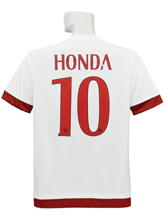 楽天市場】ACミラン 2016/17 ホーム（赤黒） #10 HONDA 本田 圭佑