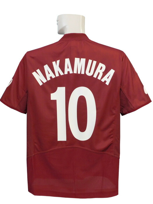 レア　02-03 中村俊輔　レッジーナ　アシックス　ホームユニフォーム　正規品 美品！】02/03 レッジーナ ♯10 中村俊輔【Lサイズ】ホーム