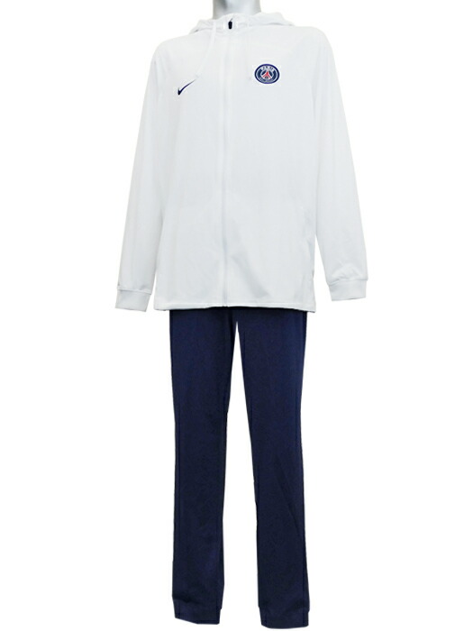 (ナイキ) NIKE/22/23パリサンジェルマン/DRI-FIT Strike ストライク フード付きトラックスーツ/ホワイトXネイビー/DJ8483-101|ネイバーズスポーツ