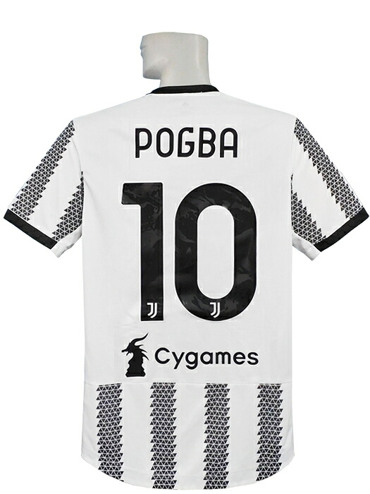 (アディダス) adidas/22/23ユベントス/オーセンティック/ホーム/半袖/ポグバ/セリエAバッジ+CYGAMES+Bitgetスポンサー付/KPB44-H38902｜ネイバーズスポーツ