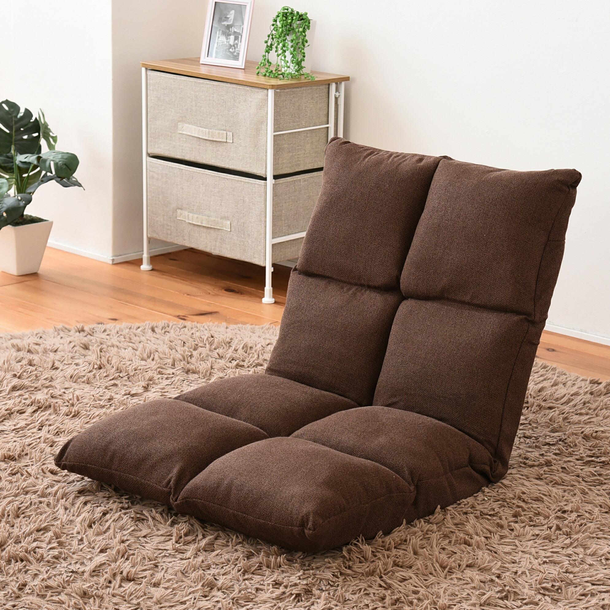 楽天市場】42段階リクライニング式 高反発折りたたみ座椅子 グリーン