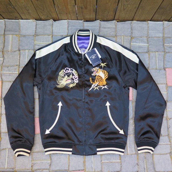 フラッドヘッド スカジャン 水爆柄 フラッドヘッド スカジャン 水爆柄