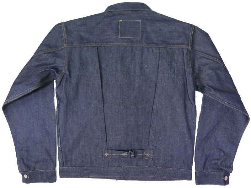 levi raw denim jacket