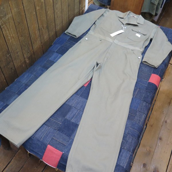 【トロフィークロージング】 杉綾模様 単位労働組合櫂 ツナギ オールインワン TROPHY CLOTHING TR22AW-504 日本製【貨物輸送無料】●裾上ぼり産業無料