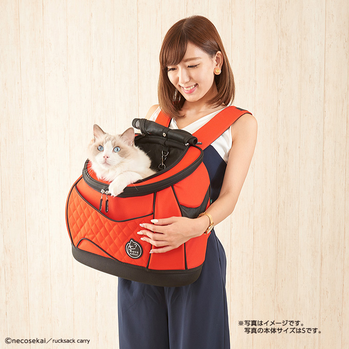 送料無料】necosekai ネコセカイ リュックサックキャリー M【猫