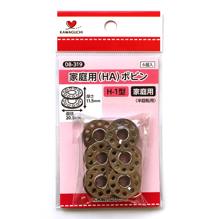 楽天市場】（完売しました） 家庭用 ボビン 半回転用 HA 6個入