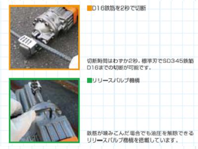 鉄筋カッターＤＣ−１６ＬＺライトカッターＤＩＡＭＯＮＤ株式会社