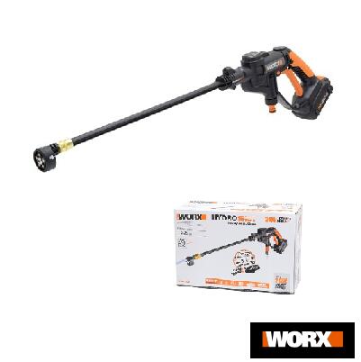 充電式洗浄ガンセットＷＧ６２９．３ ＨｙｄｒｏｓｈｏｔフルセットＷＯＲＸ《　ワークス　》｜ニコスト 金物