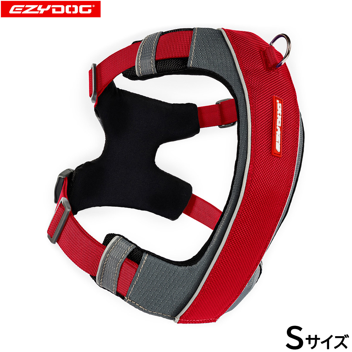 【店内ポイント最大40倍！4月20日！】イージードッグ EZYDOG エックスリンクハーネス S レッド【送料無料】 胴輪 小型犬 中型犬 トレーニング