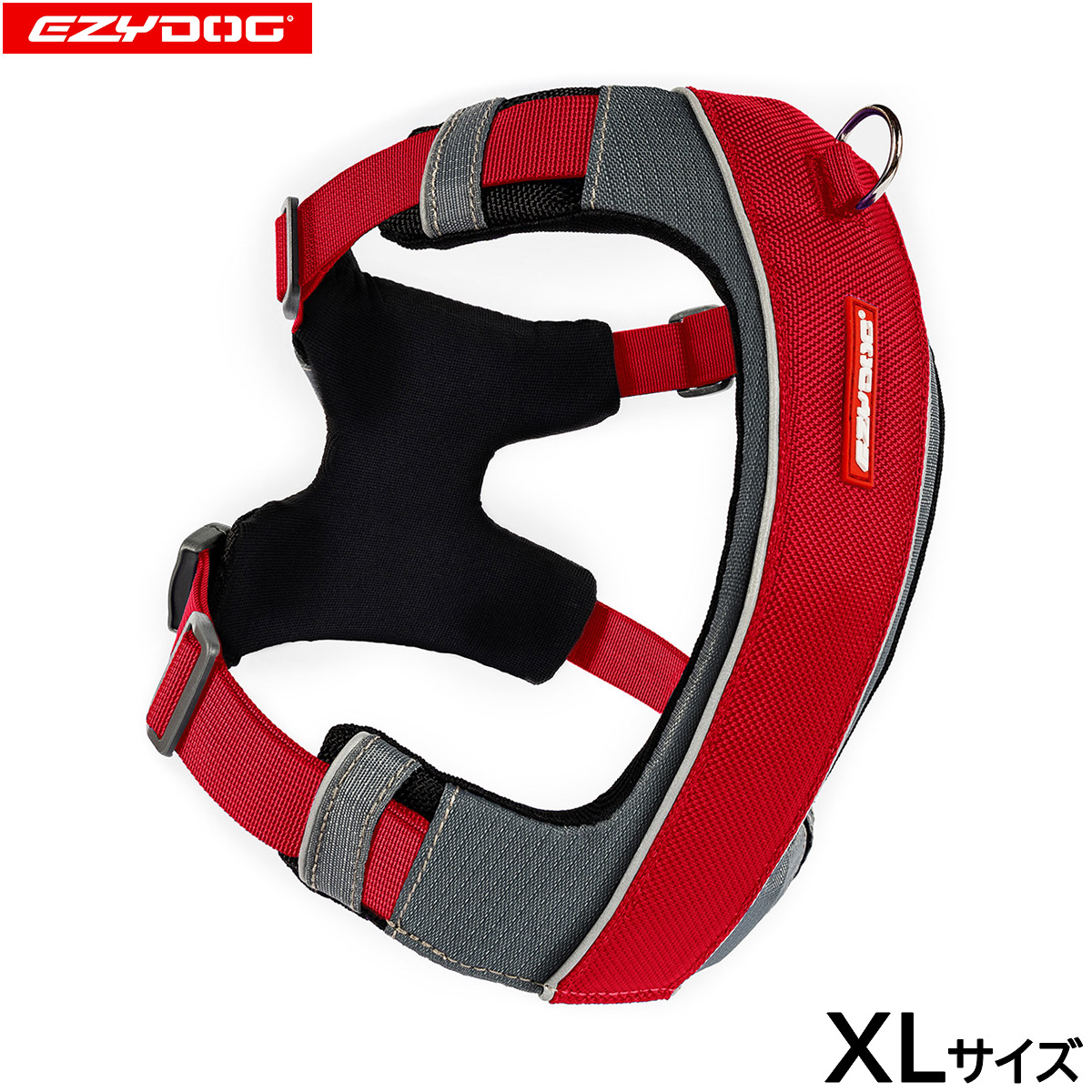 【店内ポイント最大52倍！本日限定！】イージードッグ EZYDOG エックスリンクハーネス XL レッド【送料無料】 胴輪 大型犬 トレーニング｜ドッグニール