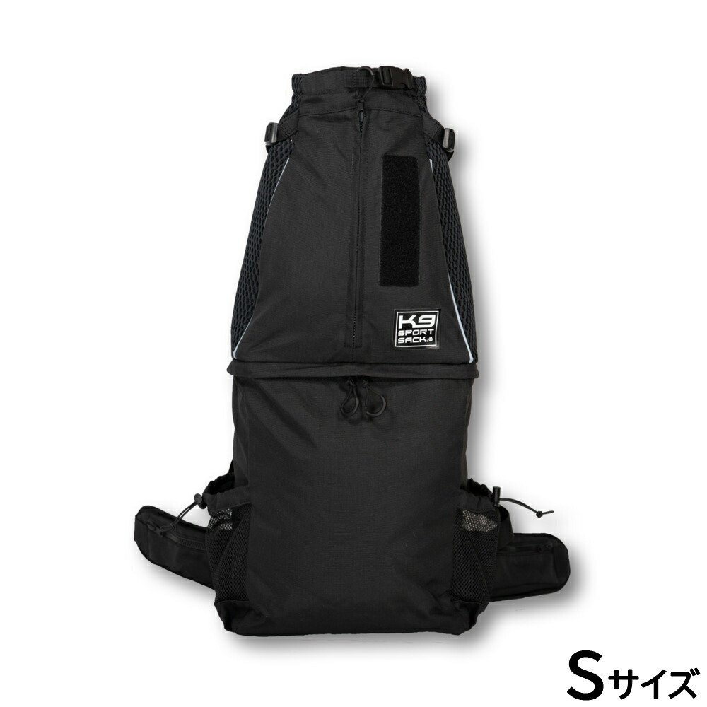 【店内ポイント最大52倍！本日限定！】GEWALK（ジウォーク） K9 スポーツサック ナビゲート S ブラック【送料無料】 ペット用リュックサック キャリーバッグ 犬 猫｜ドッグニール