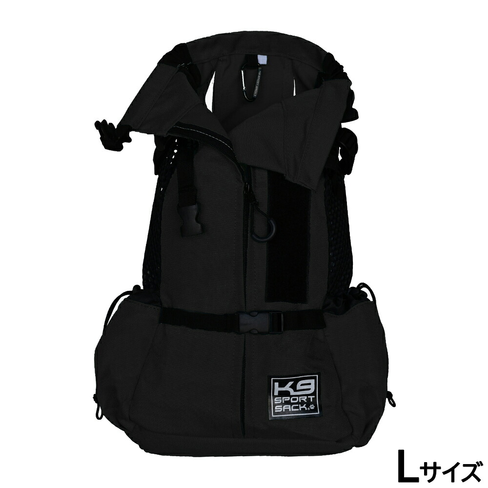 【店内ポイント最大52倍!本日限定!】GEWALK(ジウォーク) K9 スポーツサック エアー 2 L ブラック【送料無料】 ペット用リュックサック キャリーバッグ 犬 猫|ドッグニール