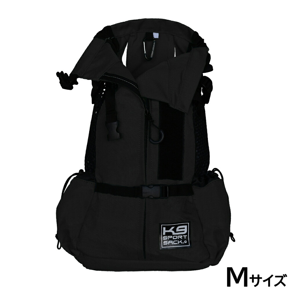 【店内ポイント最大52倍！本日限定！】GEWALK（ジウォーク） K9 スポーツサック エアー 2 M ブラック【送料無料】 ペット用リュックサック キャリーバッグ 犬 猫｜ドッグニール