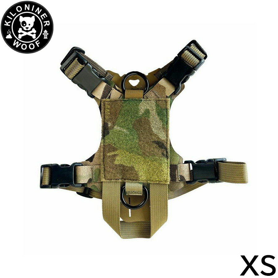 【店内ポイント最大40倍！4月20日！】KILONINER キロナイナー M1 Light Speed Harness M1 ライトスピード ハーネス XS Multicam【送料無料】 胴輪 ワッペンでカスタマイズ可 小型犬 超小型犬