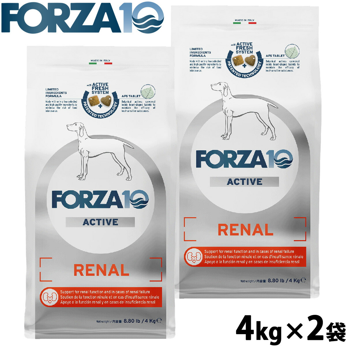 楽天市場】フォルツァ10 (FORZA10) リナールアクティブ (腎臓ケア) 4kg