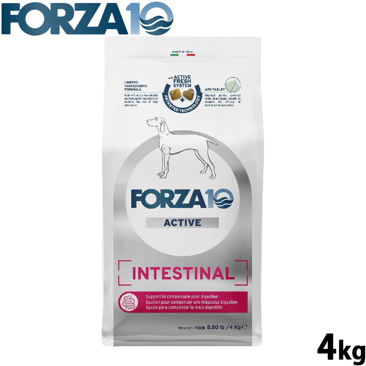 FORZA10 リナールアクティブドッグフード 4kg FORZA10 ACTIVE RENAL リナールアクティブ 4kg 【公式通販】