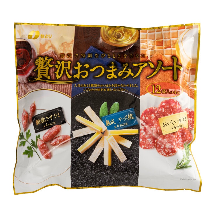 楽天市場】【送料無料!】龍屋物産 4種のおつまみMIX 120g×24個（※お