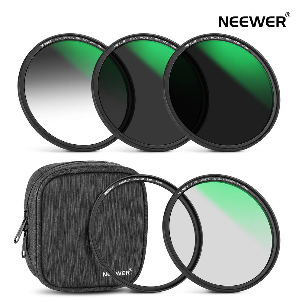 楽天市場】NEEWER 5個入り 磁気レンズフィルターセット、ND1000 + MCUV