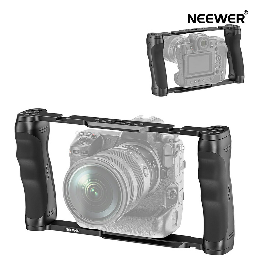 楽天市場】【P10倍UP中!】NEEWER ビデオカメラケージリグ Arcaタイプ