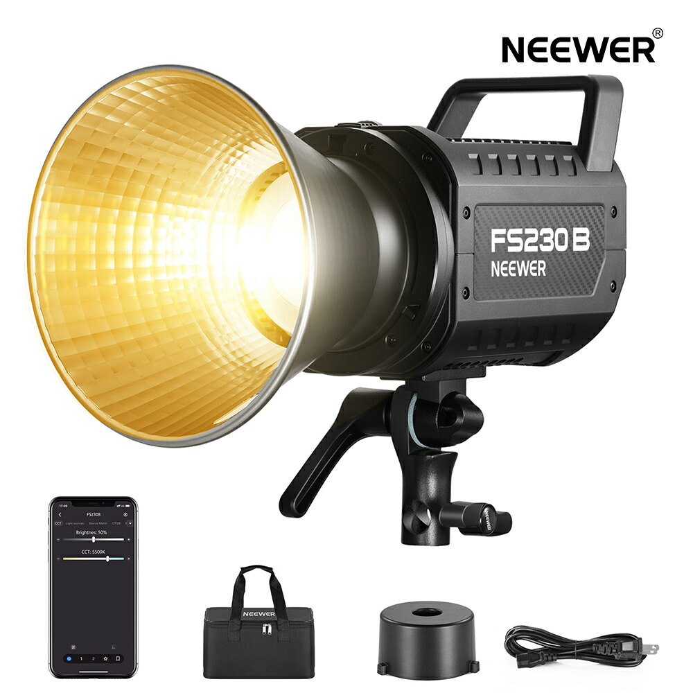 楽天市場】【P11倍UP中】NEEWER CB200B PRO 210W COB LEDビデオライト 楽天市場】【P11倍UP中】NEEWER CB200B PRO 210W COB LEDビデオライト