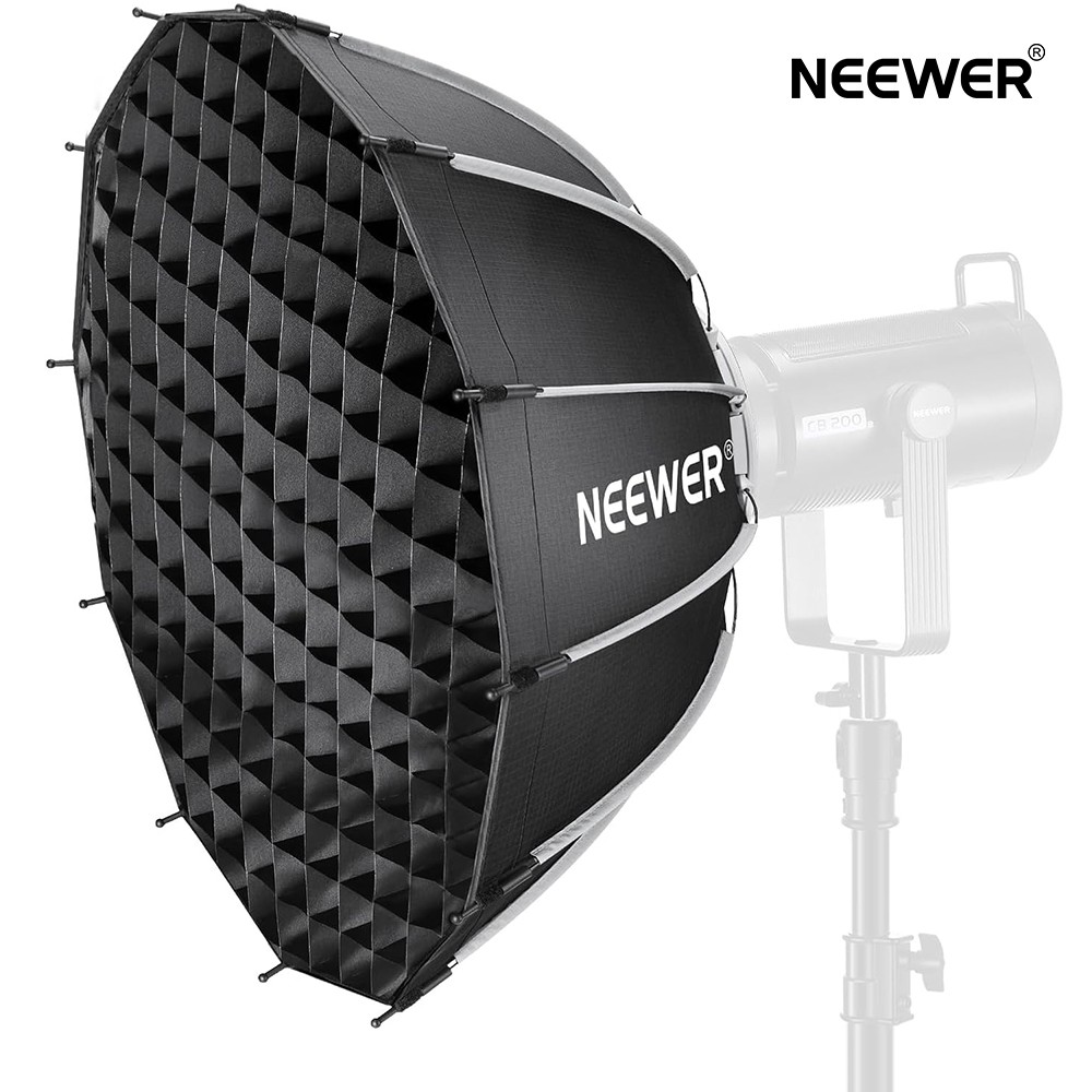 NEEWER パラボラソフトボックス 65珊/85珊 オクタ型点火装置ボックス席 抛物線 傘型 クイックセットアップ 折りたたみ Bowensマウント ディフューザー グリッド 御徒面子 映像媒体/点火装置/閃光電球用 CB60 CB200B MS60C MS150B Q4 Godoxに相応う NS6P/NS7P