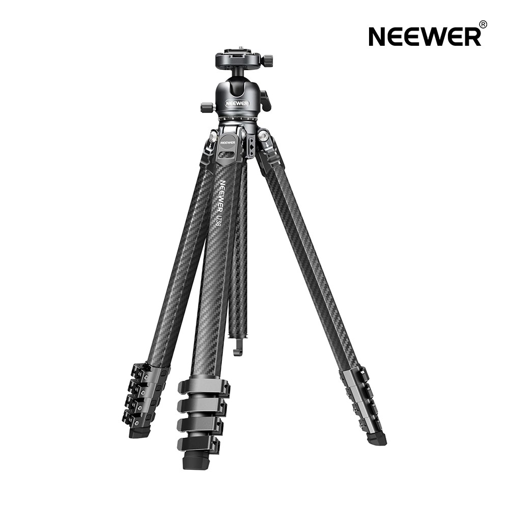 楽天市場】NEEWER LITETRIP LT32 157cmトラベル三脚 カーボン 15