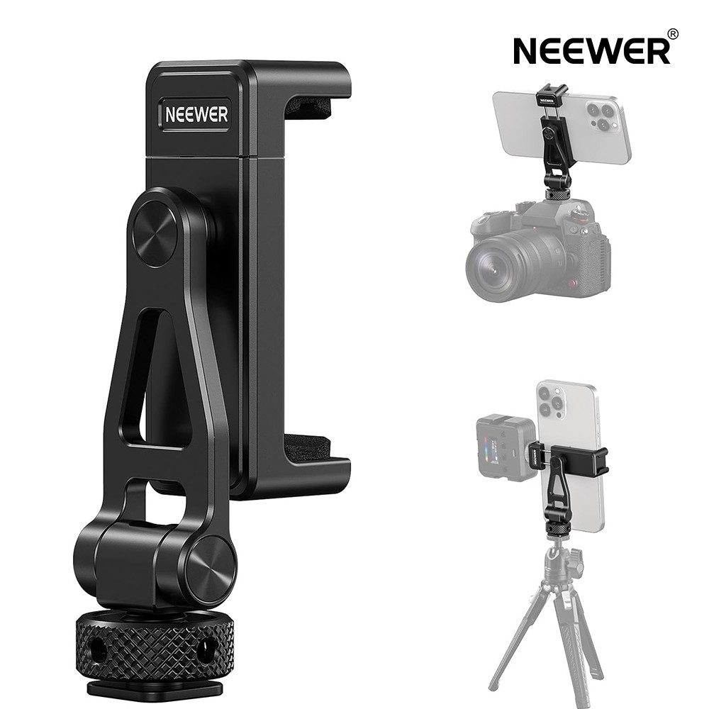 楽天市場】NEEWER スマホ三脚マウント 金属製 コールドシュー NATO