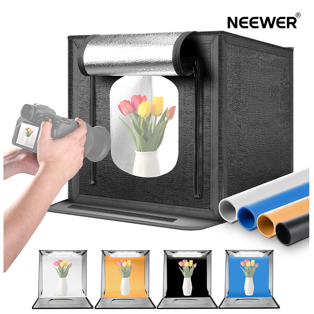 楽天市場】【☆楽天1位獲得！】NEEWER 50W 撮影ボックス 50x50cm