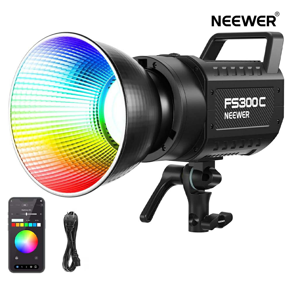 NEEWER スタジオライト CB-150本体 Amazon | NEEWER MS150B 130W 二色LEDビデオライト ミニ軽量COBライト