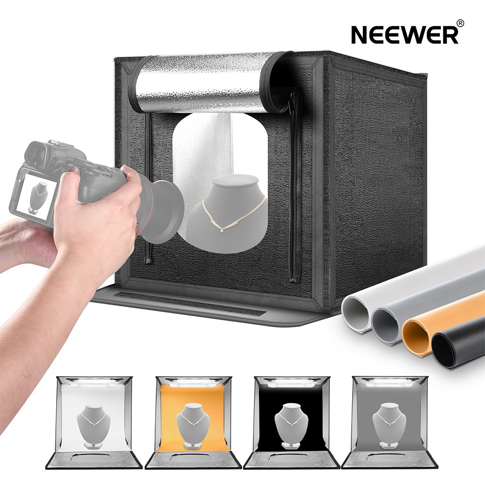 楽天市場】【P10倍+5%OFF券 ☆楽天1位獲得！】NEEWER 50W 撮影ボックス