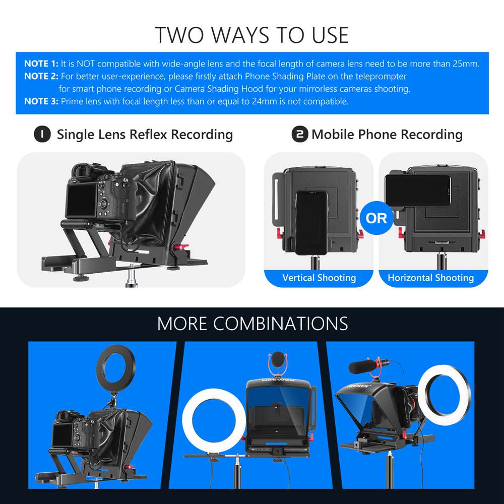上質で快適 送料無料 Kinbelle スマートフォンテレプロンプター ミニプロンプター スマートフォン Iphone デジタル一眼レフビデオカメラビデオカ 時間指定不可 Www Endocenter Com Ua