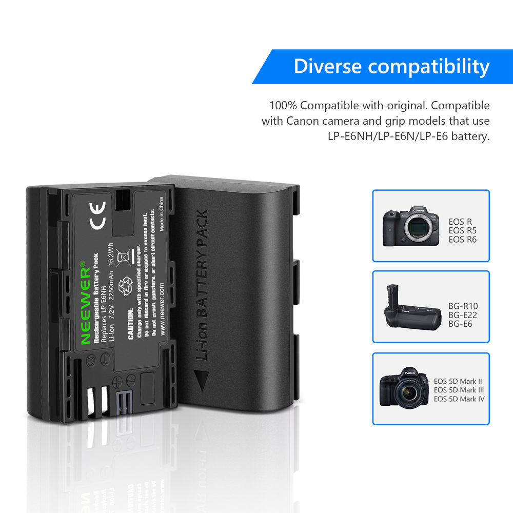 正規品販売 6d Iv Iii Ii 5d R Eos R6 Eos R5 Eos Canon 交換用lp E6nhバッテリー充電式 バッテリー充電器セット Neewer 6d 60d Ii 7d 7d Ii その他 Slcp Lk