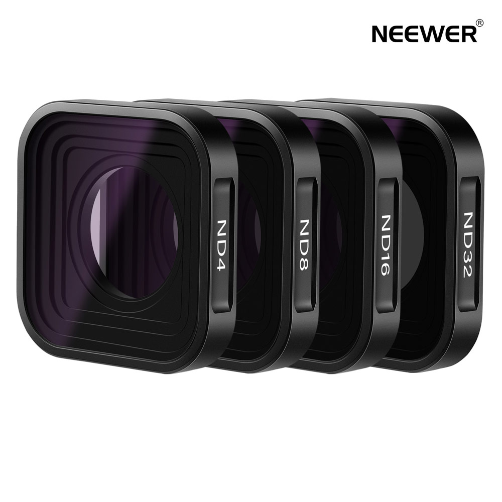 日本 NEEWER 4個入りGoPro Hero 10 9用NDフィルターキット レンズ