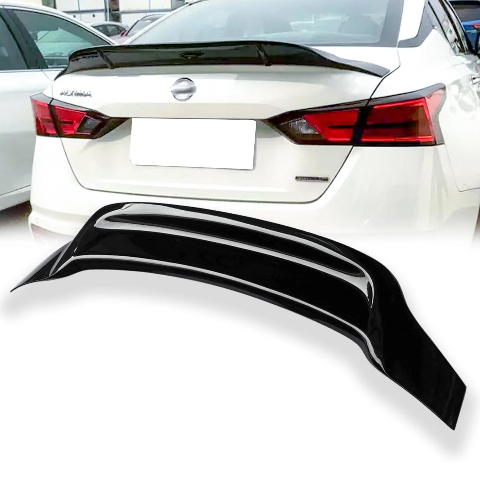 リアスポイラー 2019-2024 日産 アルティマ Altima セダン リアウィングー 艶あり黒 ABS製 塗装済み エアロパーツ トランクスポイラー 外装 アクセサリー リアアンダースポイラー ガーニッシュ