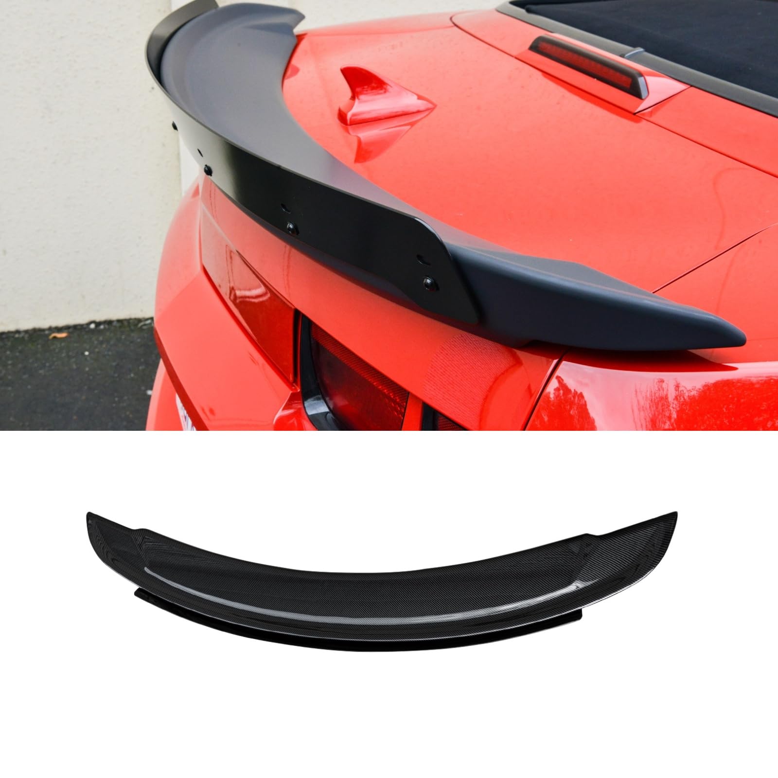 リアスポイラー 2014-2015 シボレー カマロ 車種専用 リアウイング トランクスポイラー リアアンダースポイラー ZL1 Style ABS製 カーボン調 塗装済み エアロパーツ ガーニッシュ カーアクセサリー｜ネフストア
