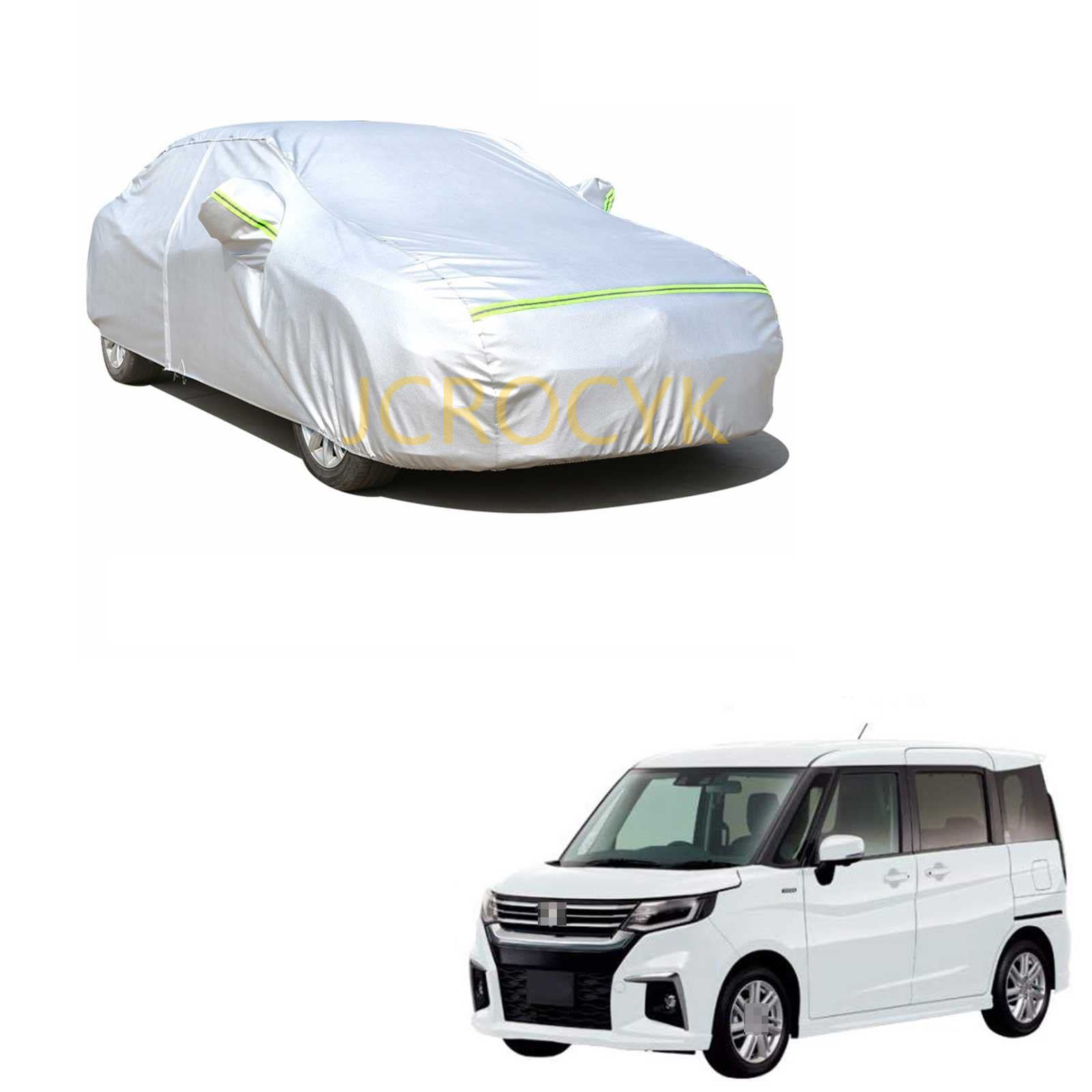 カーカバー スズキ ソリオ MA27S MA37S 2020年12月～現行 専用カバー 純正 カーボディカバー 全天候型保護カーカバー UVカット 凍結防止カバー 防水 防塵 スクラッチ耐性 (収納袋付)