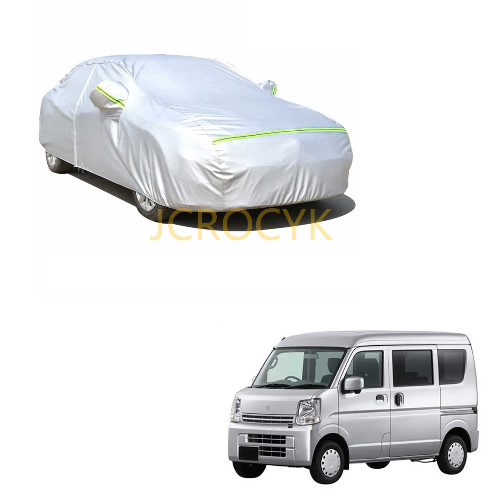 カーカバー スズキ エブリイ DA17V DA17V改 2015年2月～現行 専用カバー 純正 カーボディカバー 全天候型保護カーカバー UVカット 凍結防止カバー 防水 防塵 スクラッチ耐性 (収納袋付)