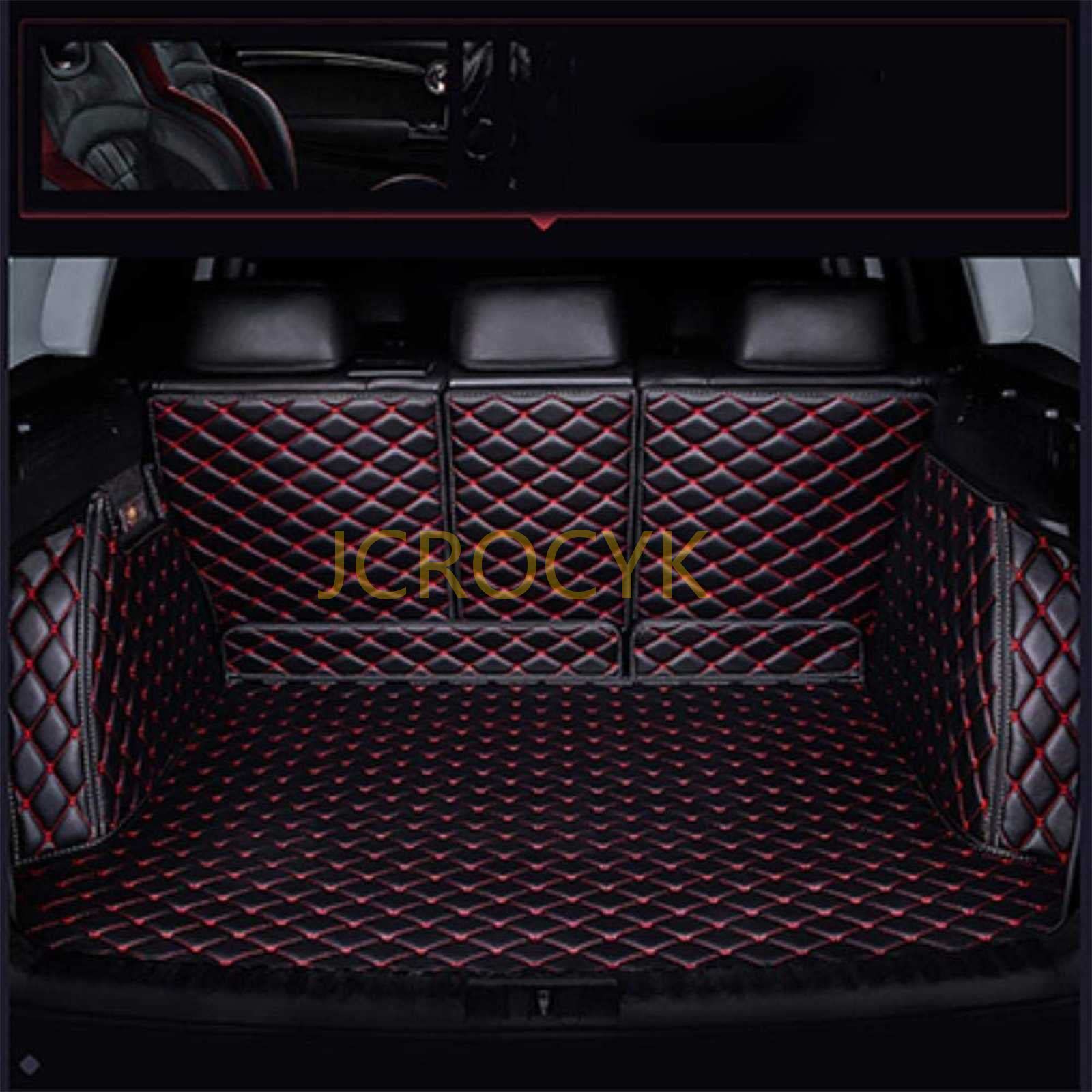 トランクマット トヨタ新型カローラクロス10系ラゲッジマット XPE レザー カーゴマット フルセット防水車トランクマット すべての天気、 耐摩擦、 耐汚れ、 内装パーツカーアクセサリーラゲージマット Corolla Cross (2021年9月~2023年) (黒赤線)|ネフストア