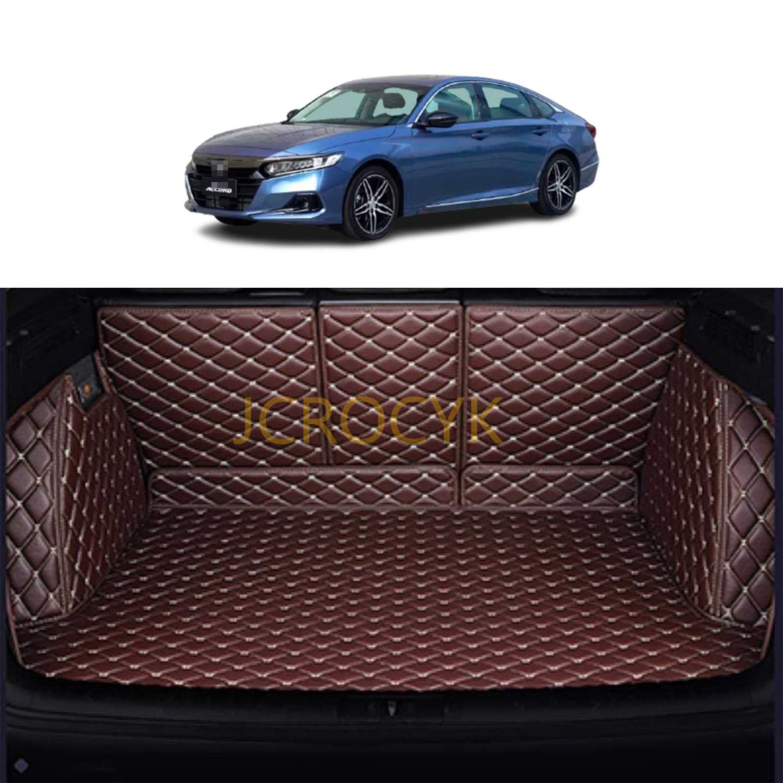 ホンダ アコード 10代目 CV系(2020年2月~) 専用 カスタム トランクマットXPE レザー ラゲッジマットカーゴマット フルセット防水車トランクマット すべての天気、 傷防止カスタム荷台マット 抗菌ラゲッジルームマット 耐汚れラゲージトレイ 取付簡単2020年2月-現行