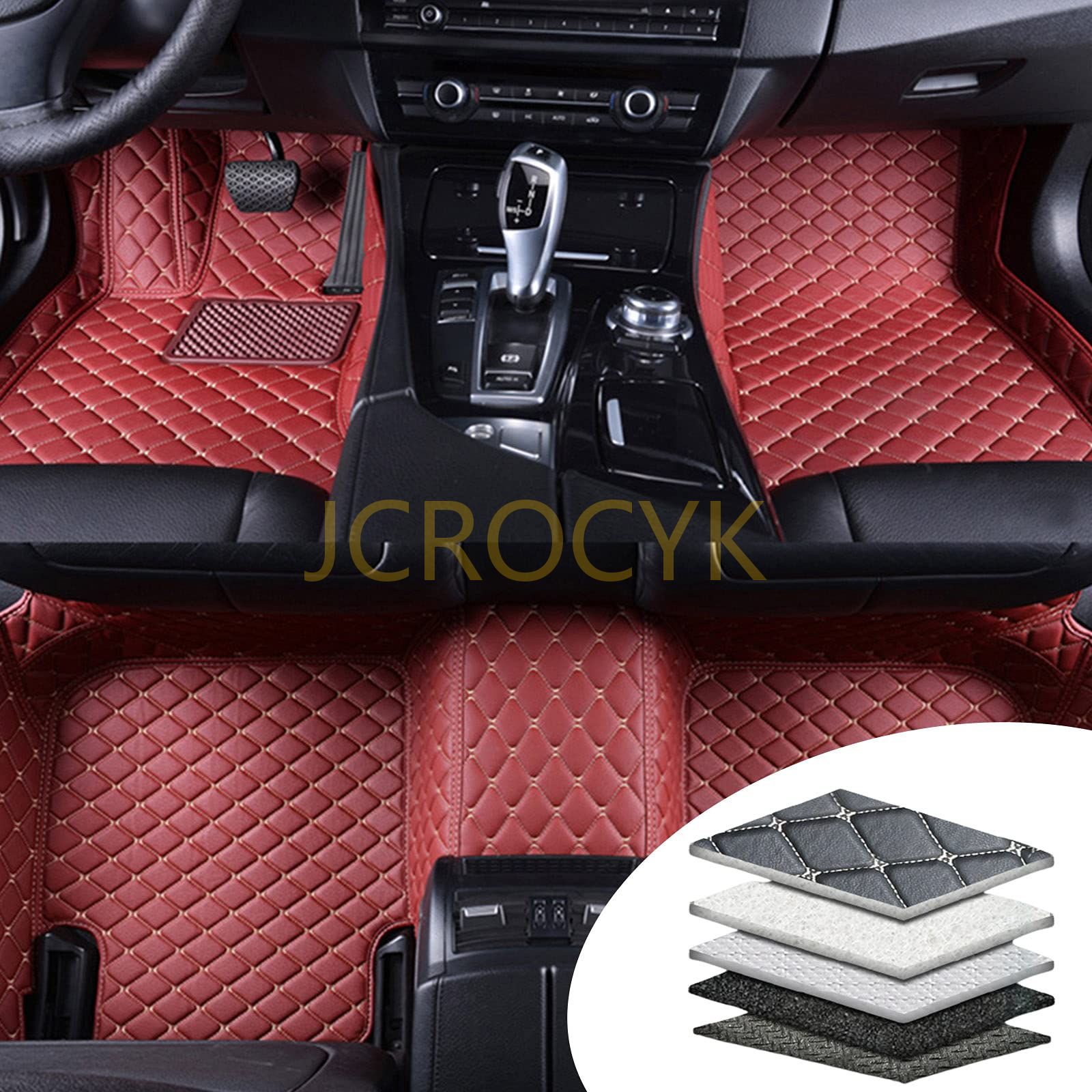 車用フロアマット カーマット 適合ホンダレジェンド(Legend) 2006-2010 カスタムフロアマット立体カーマット 車用 3D PUレザーフロアマット 車種専用設計 防水 滑り防止 耐汚れカーペットライナー取付簡単 保護パーツ カー用品