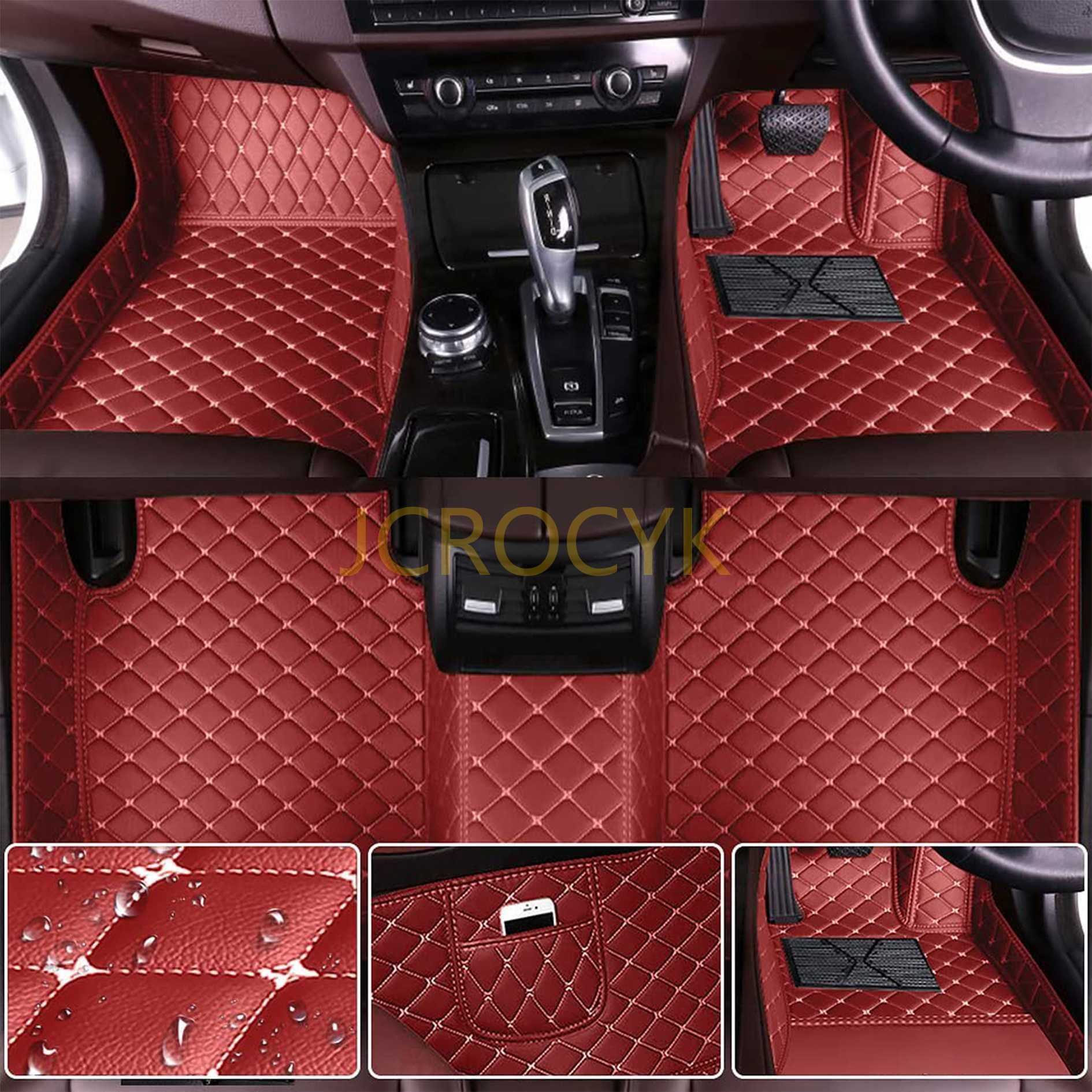 「アルファロメオステルヴィオ 専用フロアマット（Stelvio）2017-2022」フルサラウンドカーマット XPE素材 立体フロアマット 車種専用 カスタムフロアマット 抗菌効果 防水仕様 耐汚れ 耐摩擦 カー用品 取付簡単 保護パーツ【レザー 素材 右ハンドル】