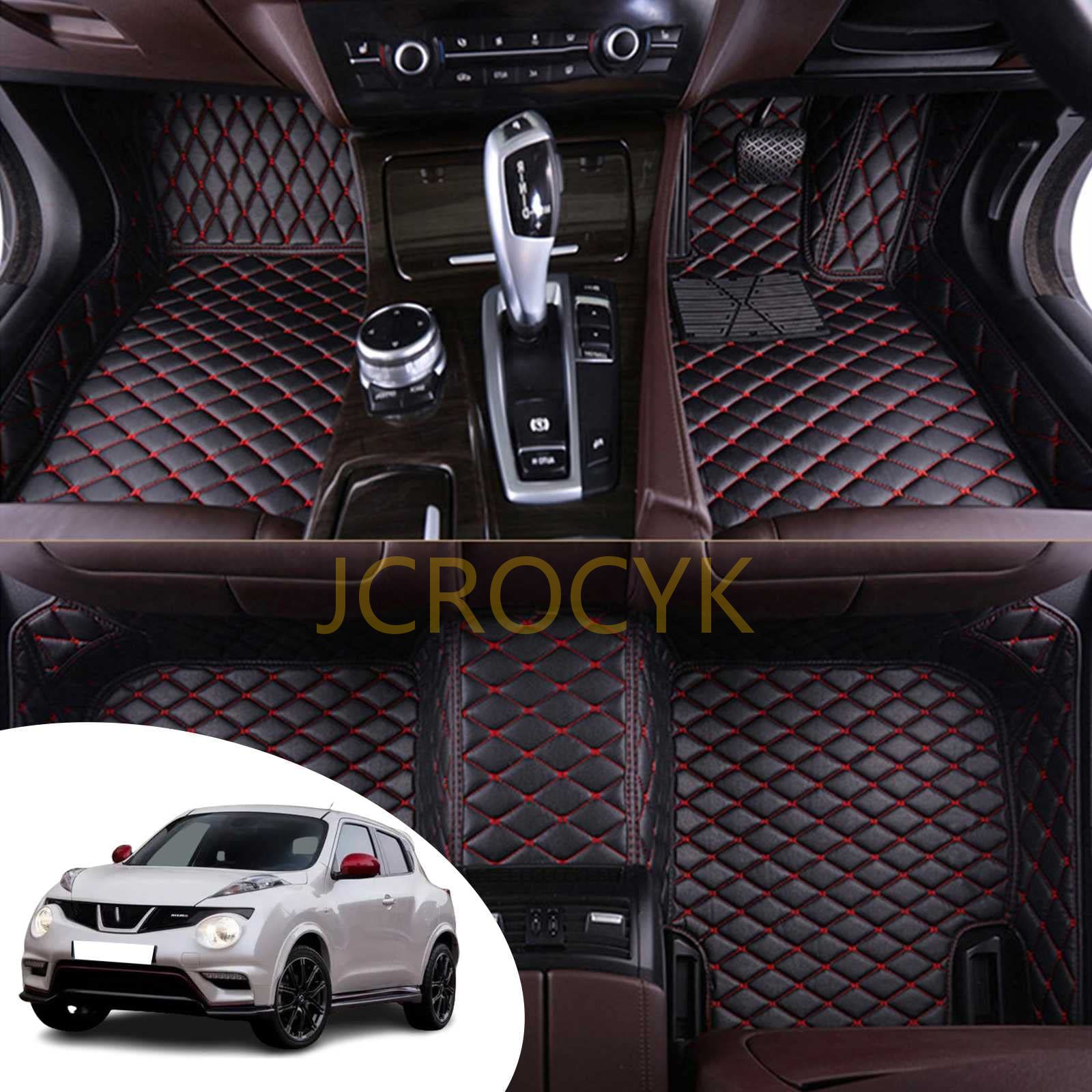 カスタム フロアマット 適合 日産 Juke 2013-2016 車種専用設計 XPE レザー カーマットカスタムフロアマット滑り防止車用 フロアマット 耐汚れ 取付簡単 保護パーツ （右ハンドル）