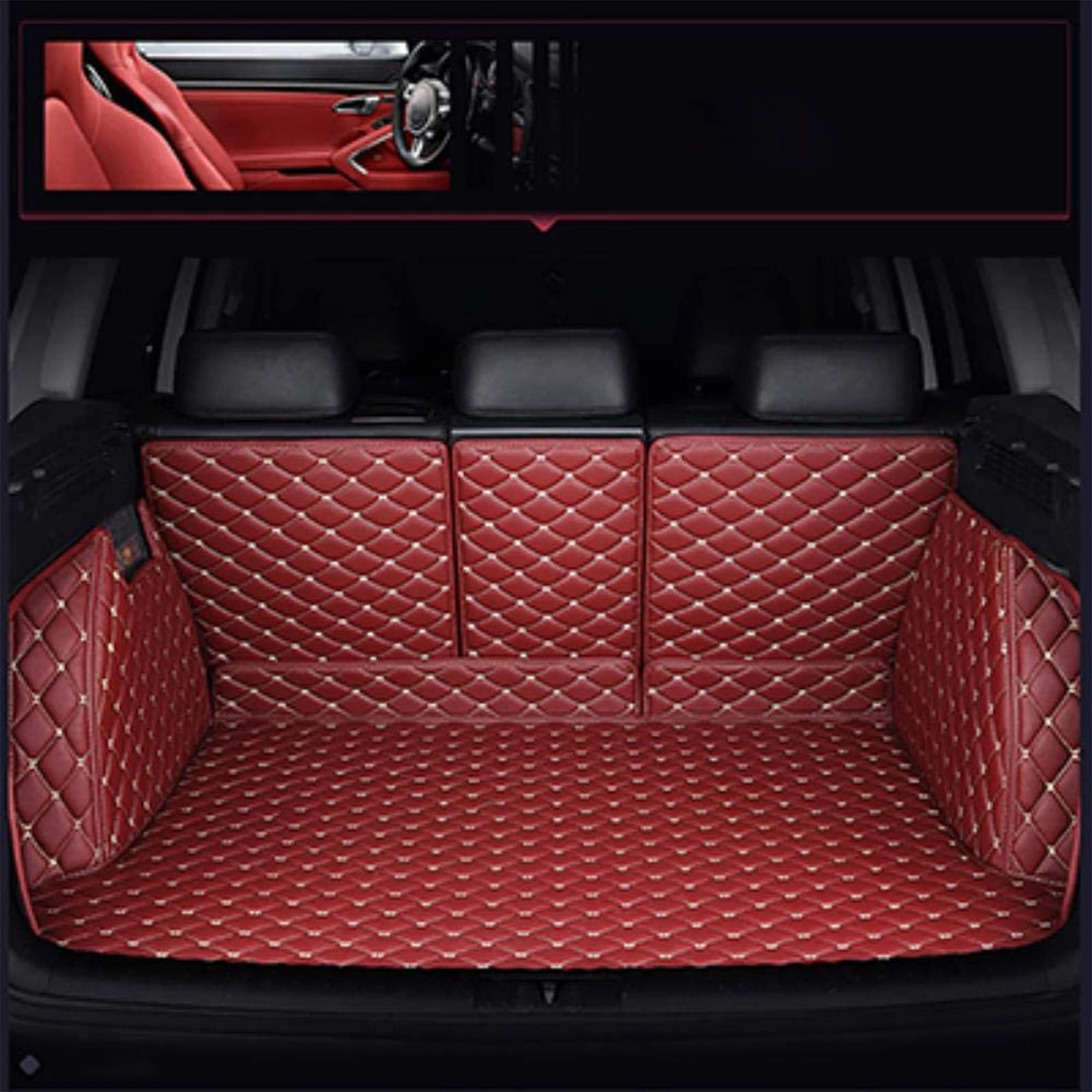 カスタム 車の トランクマット レクサスCT200H 2010-2017 に適用 XPE レザー ラゲッジマット カーゴマット フルセット防水車トランクマット すべての天気、 耐摩擦、 耐汚れ、 内装パーツカーアクセサリー