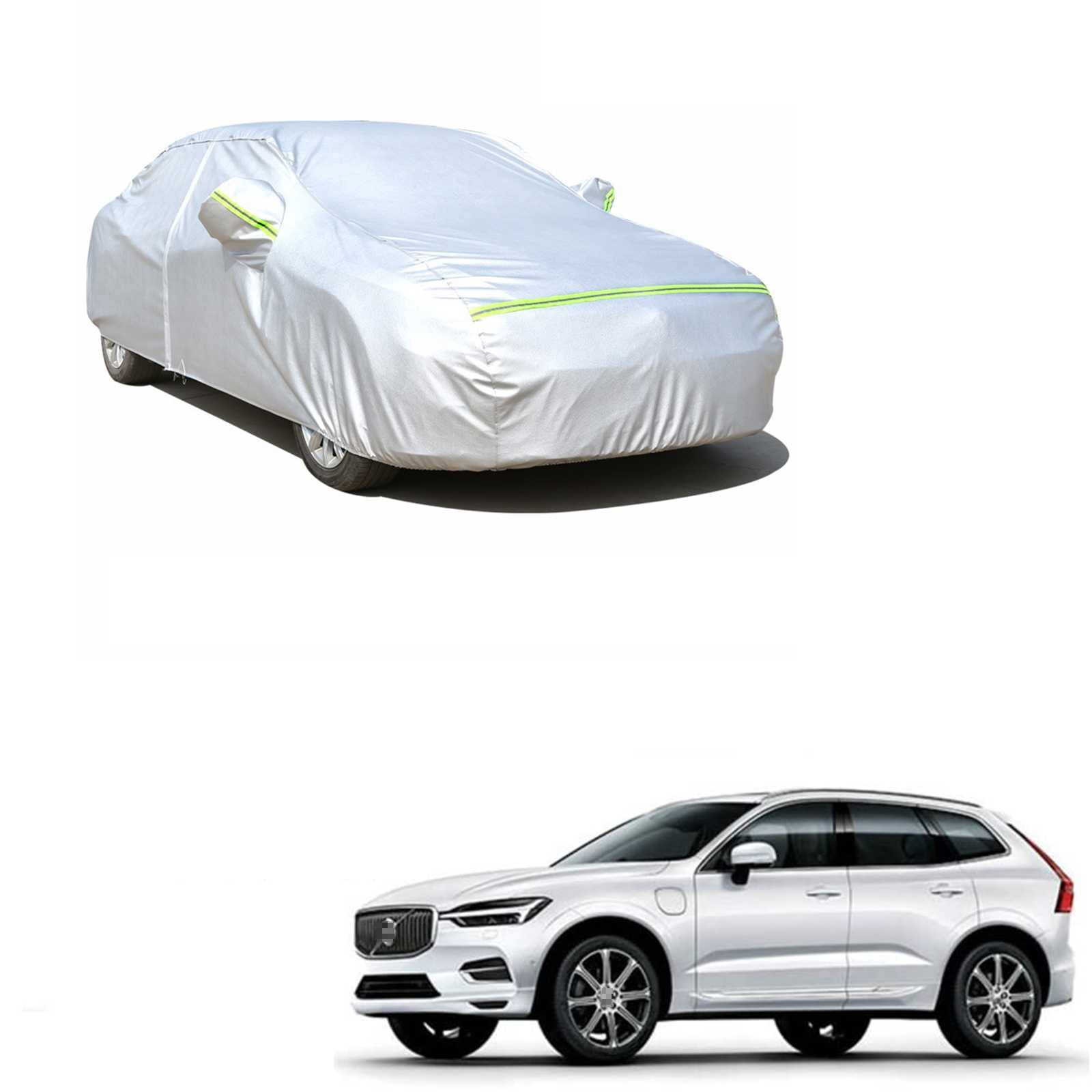 カーカバー ボルボ XC90 プラグインハイブリッド 5LA-LB420XCPA DLA-LB420XCPA 2016年1月～現行 専用カバー 純正 カーボディカバー 全天候型保護カーカバー UVカット 凍結防止カバー 防水 防塵 スクラッチ耐性 (収納袋付)