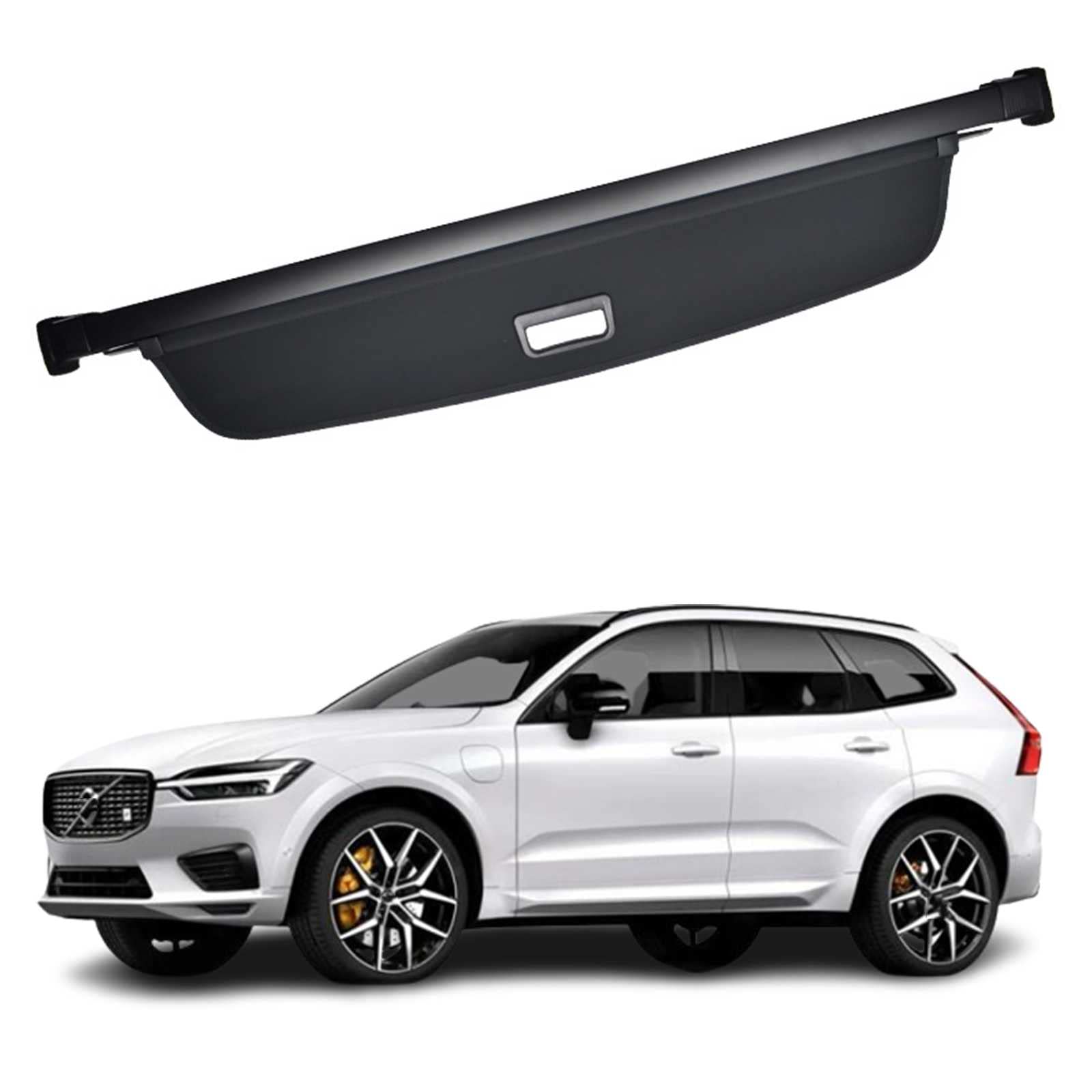 ボルボXC60 2018-2025 専用トノカバー ロールシェード トランクカーテン 荷室整理 延長型 カバーカーテン ラゲージ収納 プライバシー保護 耐高温 車種専用設計 内装パーツ トラックカバー 日よけ紫外線対策